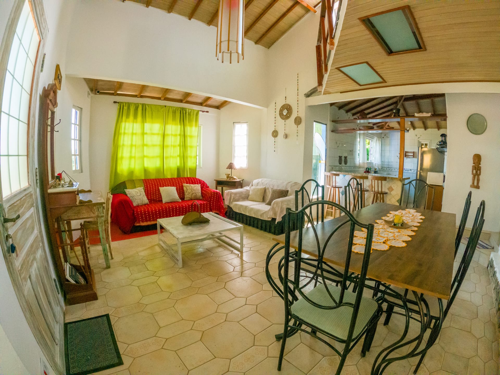 Sala de estar e jantar